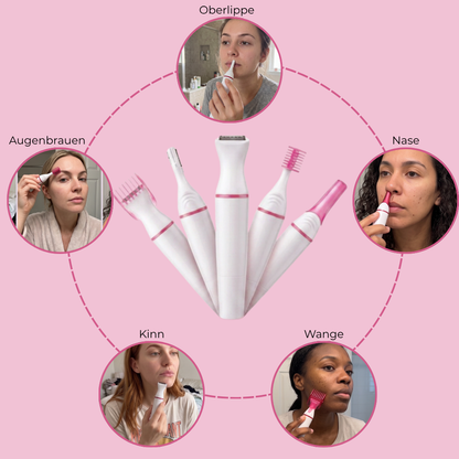 REVITALIO 5-in-1 Gesichtshaarentferner