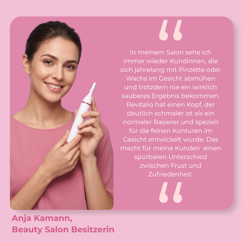 REVITALIO 5-in-1 Gesichtshaarentferner