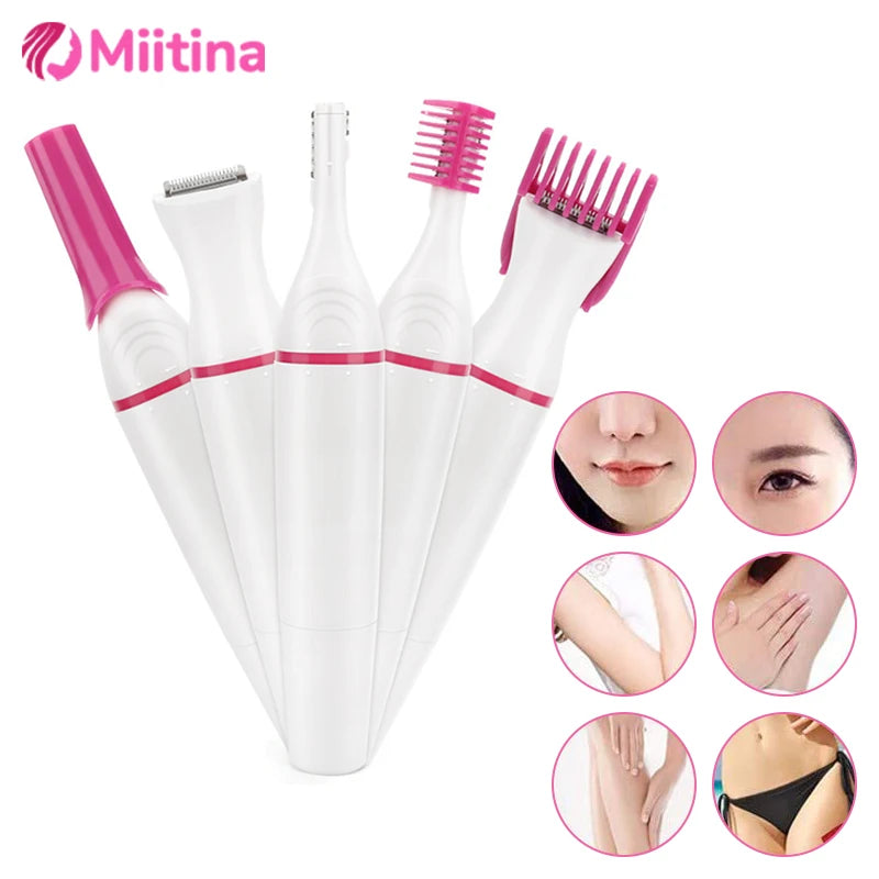 REVITALIO 5-in-1 Gesichtshaarentferner