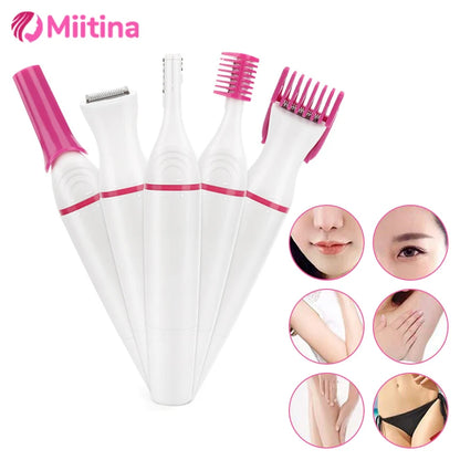 REVITALIO 5-in-1 Gesichtshaarentferner